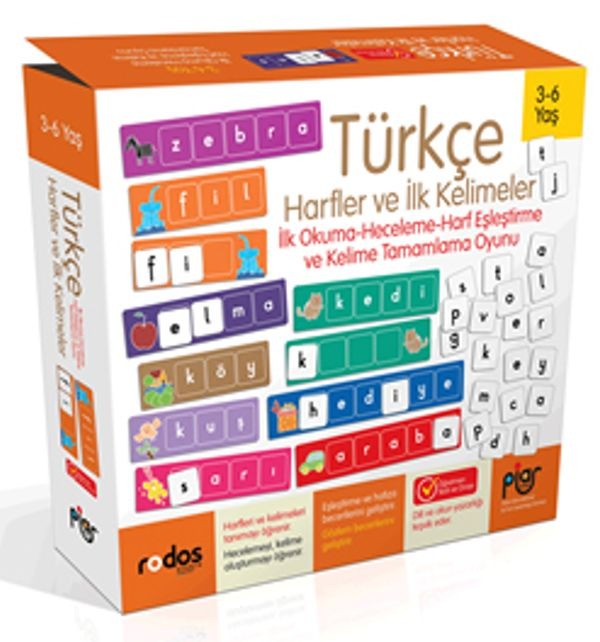 Türkçe Harfler ve İlk Kelimeler | Piar Kids