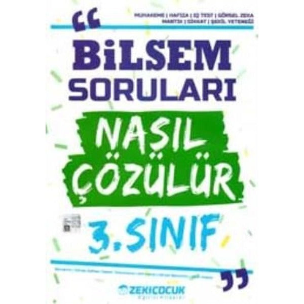 3. Sınıf Bilsem Soruları Nasıl Çözülür | Zekiçocuk Eğitici Kitaplar (Ciltsiz)