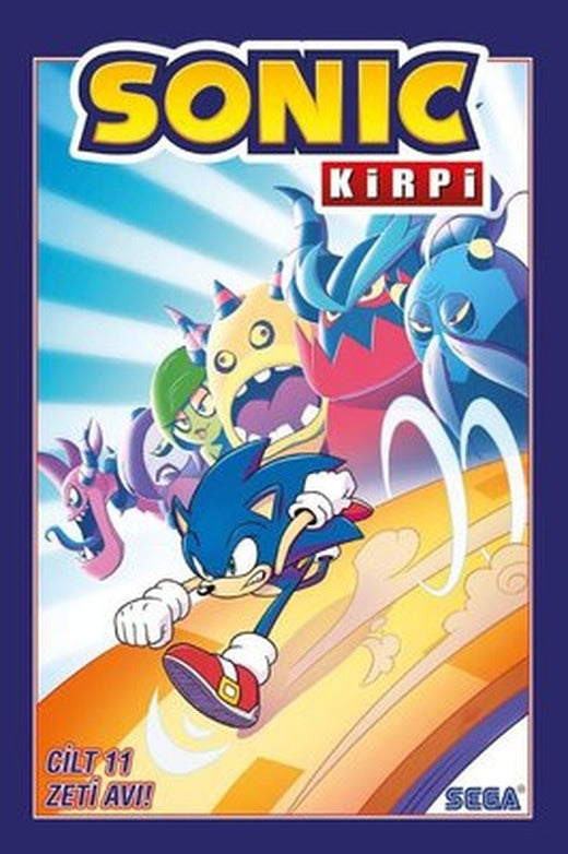 Kirpi Sonic Cilt 11 - Zeti Avı! | Presstij Kitap (İnce Kapak)