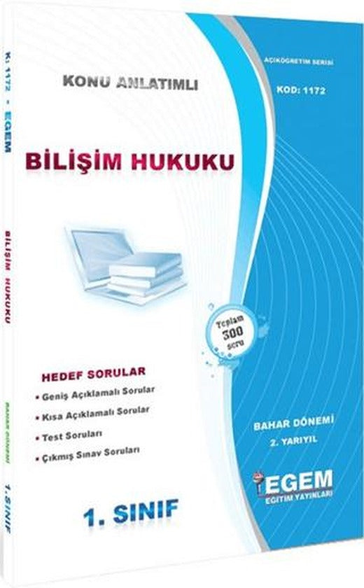 Bilişim Hukuku Bahar Dönemi) Konu Anlatımlı Soru Bankası-(2.Yarıyıl) (1172)