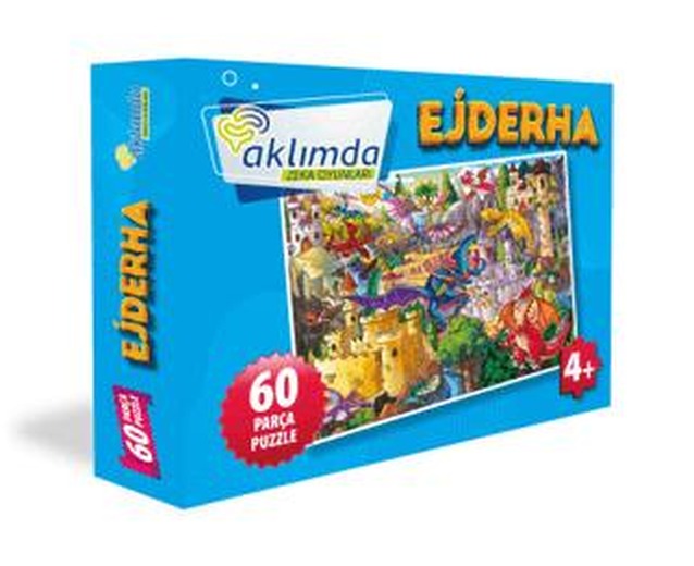 60 Parça Puzzle - Ejderha | Aklımda Zeka Oyunları