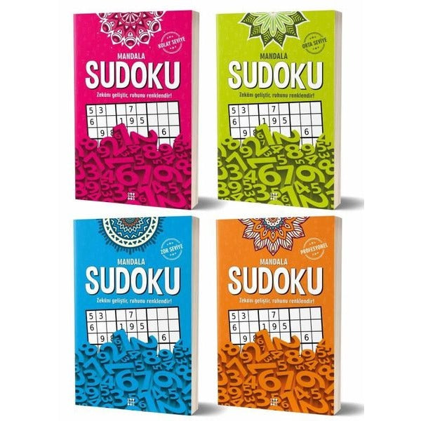 Mandala Sudoku - 4 Kitap Set