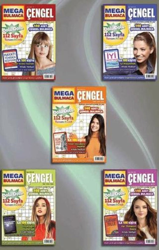 Maxi Mega Çengel 5'li Set | Maxi Yayıncılık (Ciltsiz)