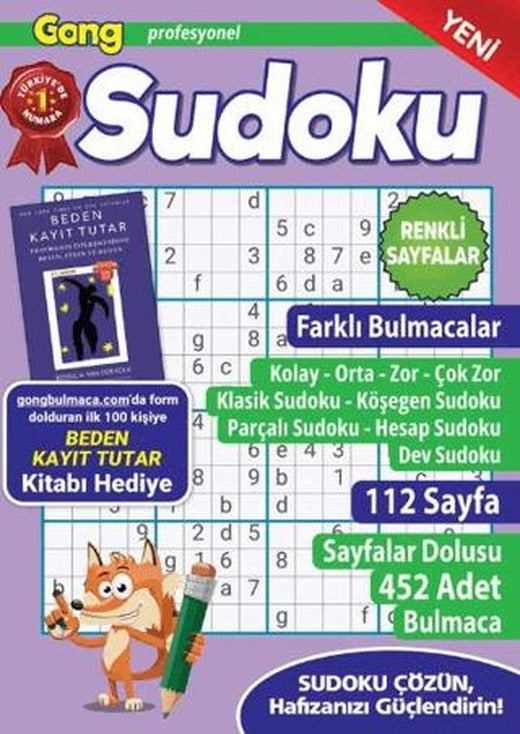 Gong Profesyonel Sudoku 21 | Maxi Yayıncılık (Ciltsiz)