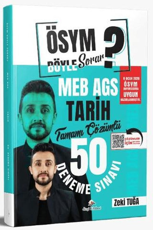 ÖSYM Böyle Sorar 2026 MEB AGS Tarih Tamamı PDF Çözümlü 50 Deneme | Dizgi Kitap (Ciltsiz)