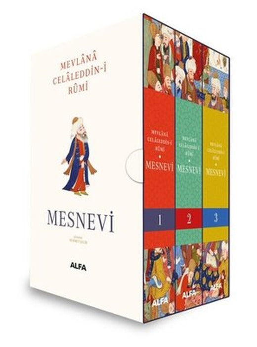 Mesnevi Seti - 3 Kitap Takım - Vuslatın 750. Yılı - Kutulu | Alfa Yayıncılık (İnce Kapak)