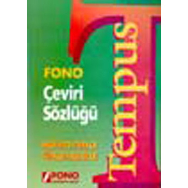 Tempus Çeviri Sözlüğü (İngilizce/Türçe-Türkçe/İngilzce) | Fono Yayınları (İnce Kapak)