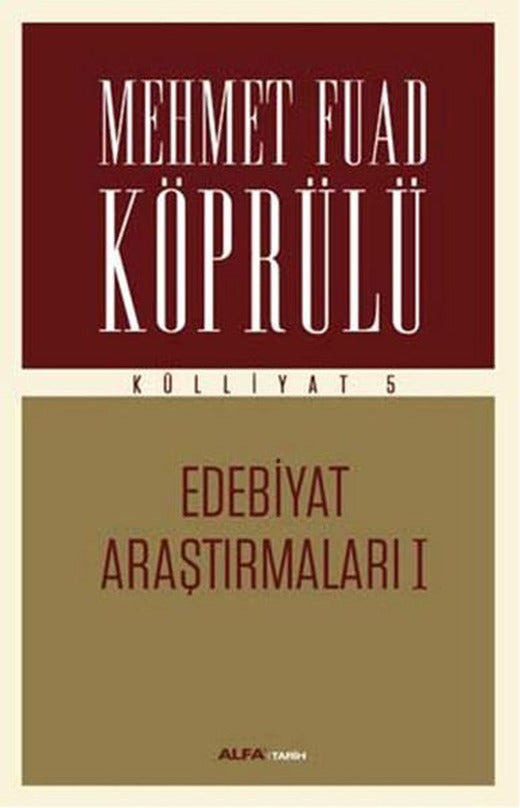Edebiyat Araştırmaları 1 | Alfa Yayıncılık (İnce Kapak)