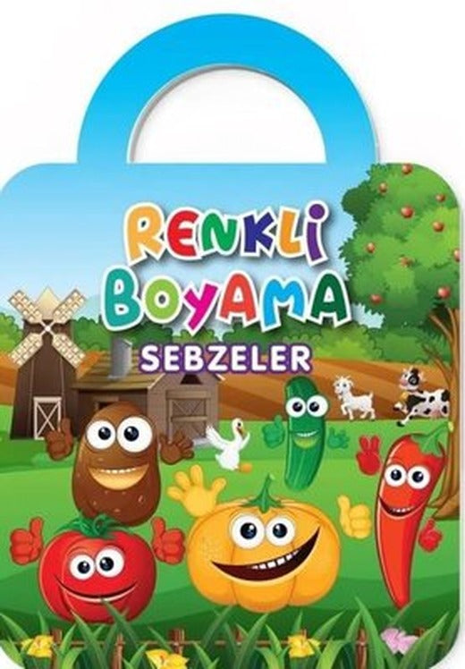 Sebzeler - Renkli Boyama 2+ | Baloon Kids Yayınları