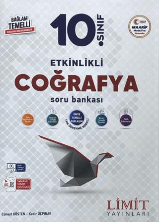 10. Sınıf Etkinlikli Coğrafya Soru Bankası | Limit Yayınları (Ciltsiz)  - Resim 1