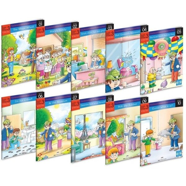 İngilizce Hikaye Seti (10 Kitap) İlkokul 3. Sınıf Karekod Dinlemeli | MK Publications