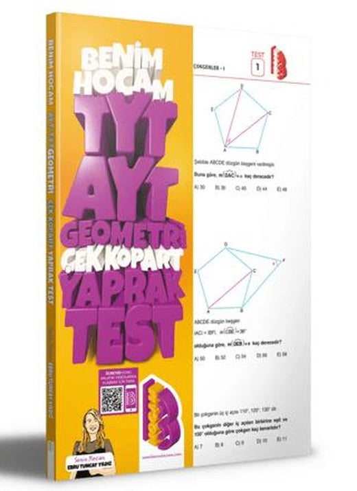 TYT - AYT Geometri Çek Kopar Yaprak Test | Benim Hocam Yayınları (Ciltsiz)