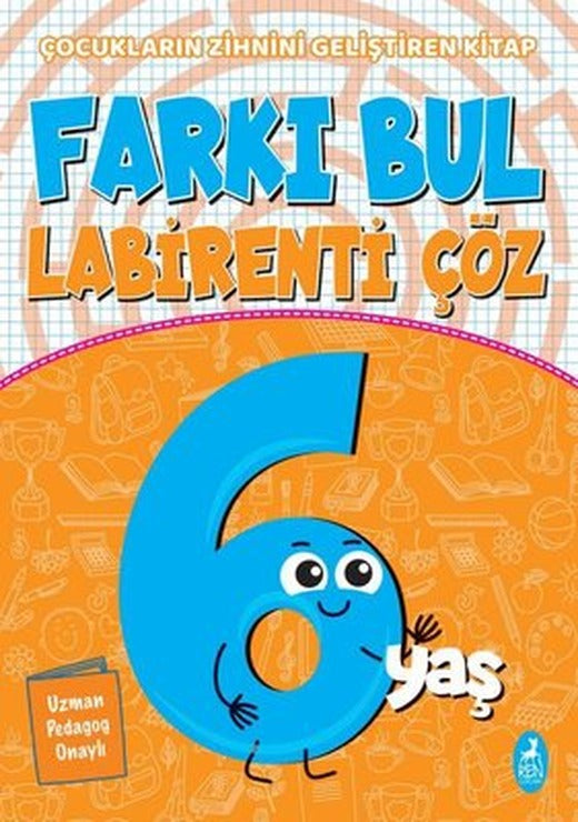 Farkı Bul Labirenti Çöz - 6 Yaş | Ren Kitap