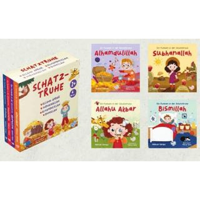 Schatz-Truhe / Almanca Hazine Sandığı (4 Kitap)