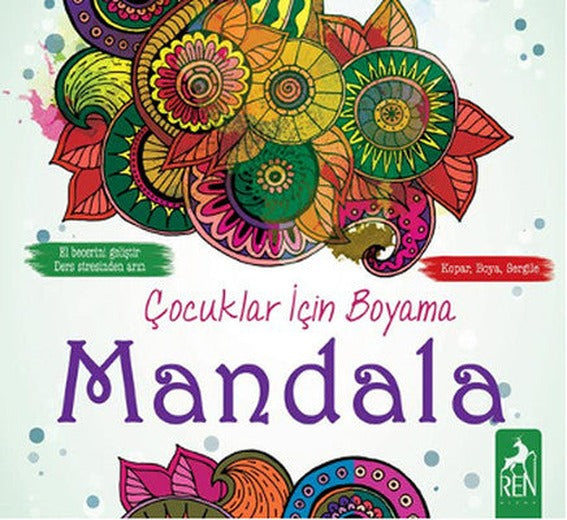 Çocuklar İçin Boyama - Mandala | Ren Kitap