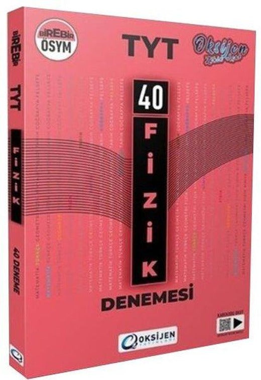TYT Fizik 40 Branş Denemesi | Oksijen Yayınları - Eğitim (İnce Kapak)