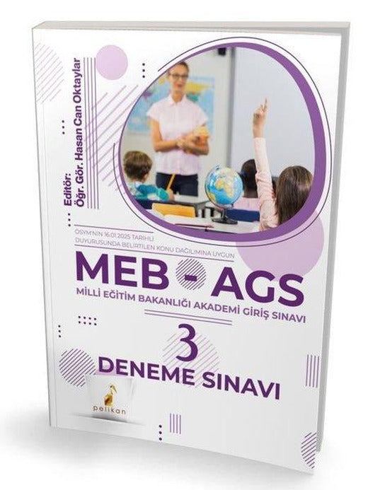 MEB - AGS Hazırlık Deneme Sınavı 3 | Pelikan Yayınları (İnce Kapak)