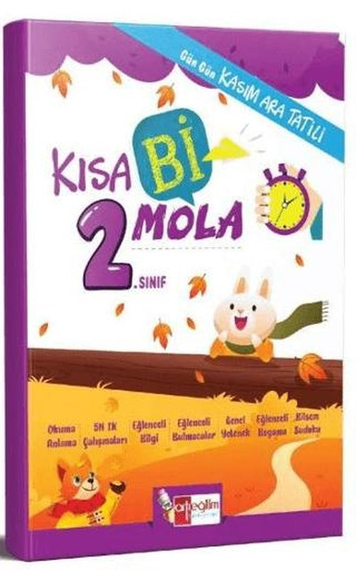 2. Sınıf Kısa Bi Mola | Artı Eğitim Yayınları (Ciltsiz)