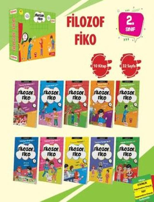 Filozof Fiko Hikaye Seti - 2 (10 Kitap & Etkinlik & Değerlendirme Testi)