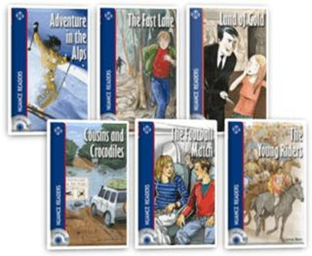 İngilizce Okuma Seti 1. Seviye (6 Kitap + 6 CD) | Nüans Publishing (Ciltsiz)