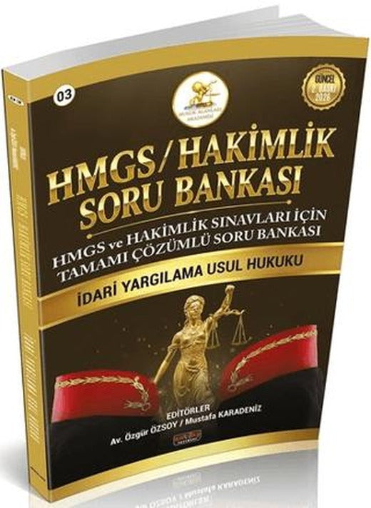 HMGS - HAKİMLİK İdari Yargılama Hukuku Soru Bankası | Savaş Yayınevi (Ciltsiz)