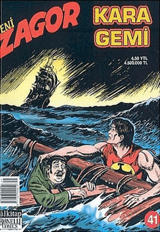 Yeni Zagor Sayı: 41 Kara Gemi | Lal Kitap (Ciltsiz)