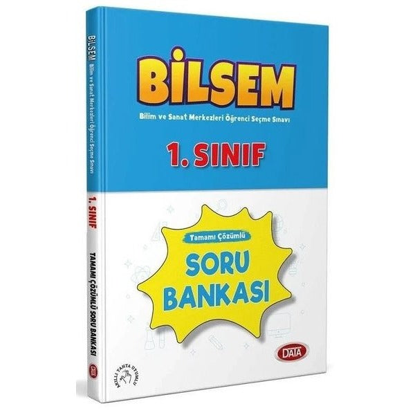 1.Sınıf BİLSEM Hazırlık Soru Bankası | Data Yayınları - Ders Kitapları (İnce Kapak)