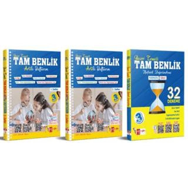 3. Sınıf Tam Benlik Artılı Defterim Seti | Artı Eğitim Yayınları (Ciltsiz)