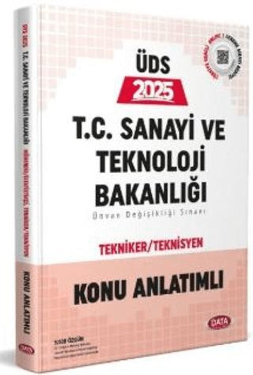 T.C. Sanayi ve Teknoloji Bakanlığı UDS Mühendis - İstatistik - Tekniker - Teknisyen Konu Anlatımlı | Data Yayınları (Ciltsiz)