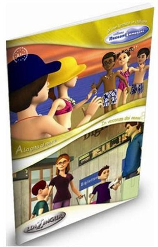 La Gita al Mare - In Vacanza Dai Nonni (İtalyanca Okuma Kitabı 6-11 Yaş) Temel-Üst Seviye (A1+) | Nüans (İnce Kapak)