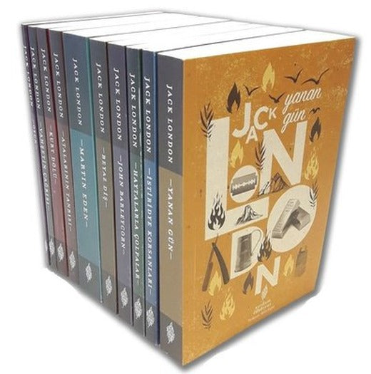 Jack London Seti - 10 Kitap Takım | Yordam Edebiyat (İnce Kapak)