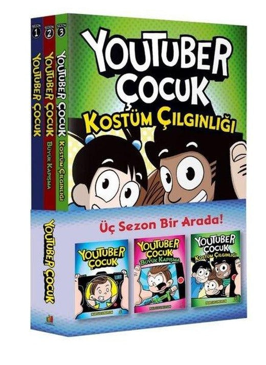 Youtuber Çocuk Seti - 3 Kitap Takım | Orman Kitap (İnce Kapak)