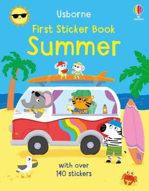 First Sticker Book Summer | Usborne (Ciltsiz)