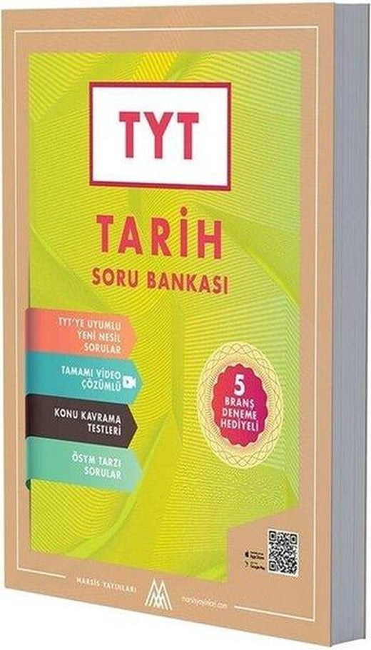 TYT Tarih Soru Bankası | Marsis Yayınları (İnce Kapak)