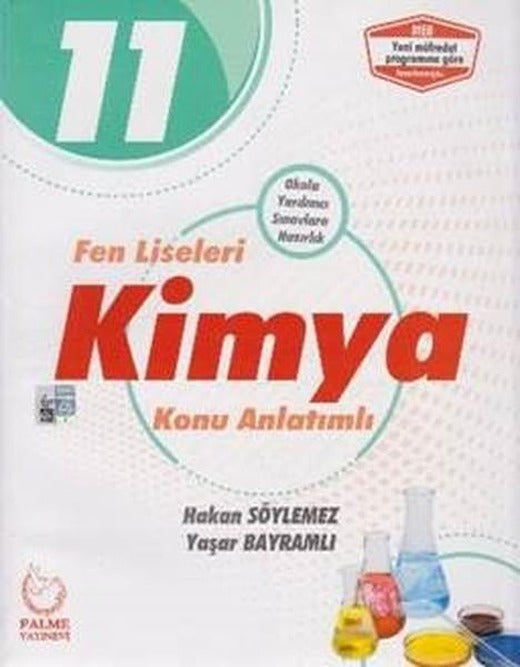 11.Sınıf Fen Liseleri Kimya Konu Anlatımlı | Palme Yayınları (İnce Kapak)