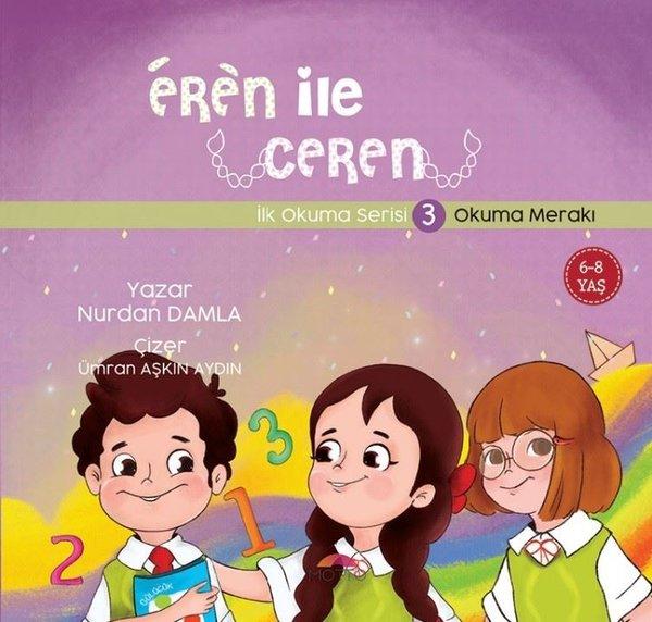 Eren ile Ceren İlk Okuma Serisi 3 - Okuma Merakı | Motto Yayınları (İnce Kapak)  - Resim 1