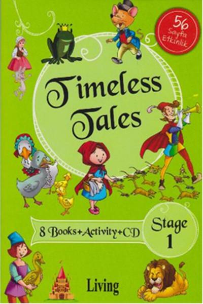 Stage 1- Timeless Tales 8 Books + Activity + CD | Living English Dictionary (İnce Kapak)  - Resim 1