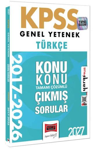 2027 KPSS Genel Yetenek Türkçe Konu Konu Tamamı Çözümlü 10 Yıl Çıkmış Sorular | Yargı Yayınevi (Ciltsiz)  - Resim 1