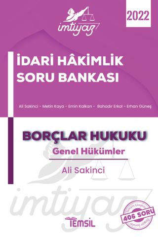 İmtiyaz İdari Hakimlik Soru Bankası
