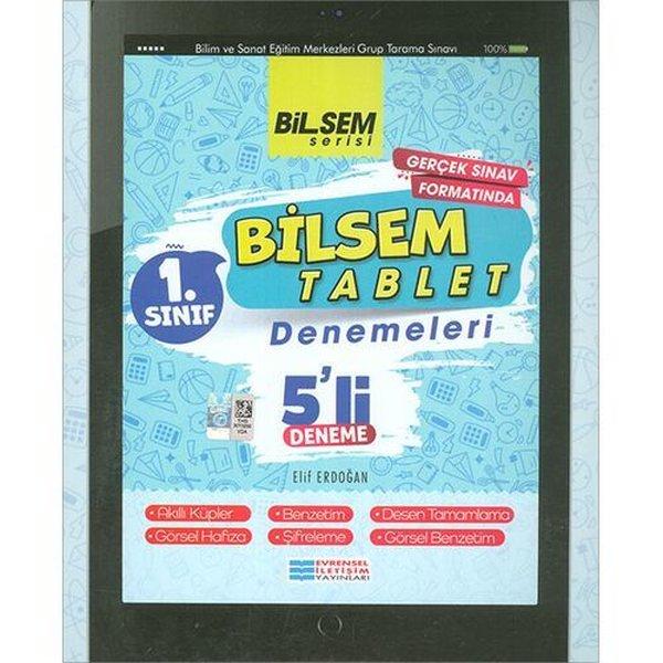 1.Sınıf Bilsem Tablet 5'li Deneme | Evrensel İletişim Yayınları (İnce Kapak)  - Resim 1
