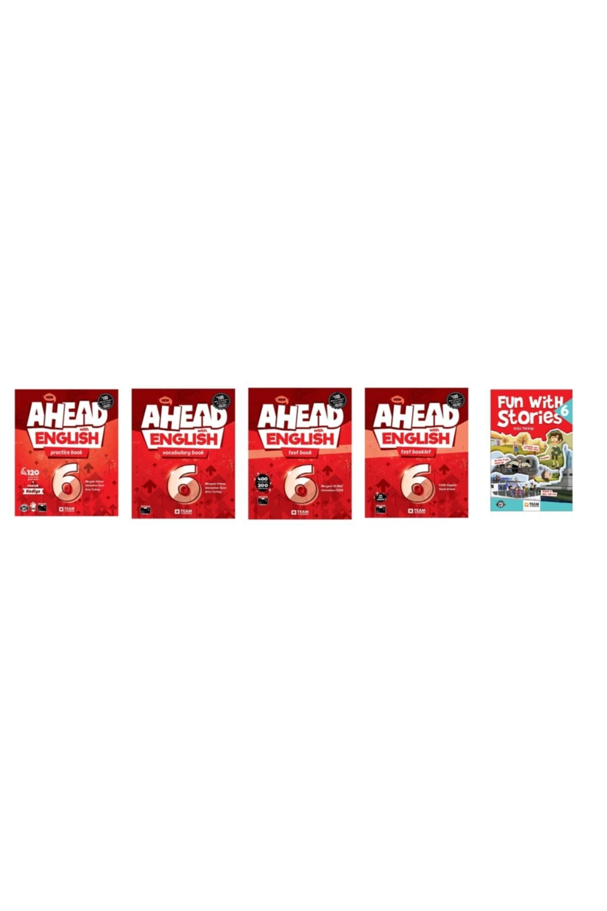 6.Sınıf Ahead English Seti + Fun With Stories Level 6 (2020-2021) kitap kapağı