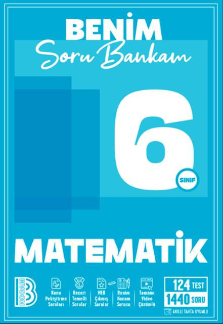6.Sınıf Benim Soru Bankam Matematik kitap kapağı