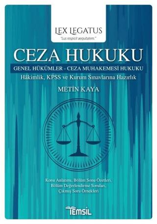 Ceza Hukuku Genel Hükümler - Ceza Muhakemesi Hukuku | Temsil Kitap (Ciltsiz)  - Resim 1