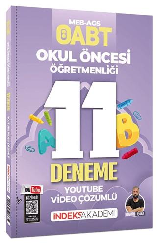 2026 ÖABT MEB-AGS Okul Öncesi Öğretmenliği 11 Deneme Youtube Video Çözümlü