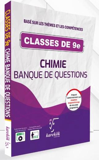 Classes De 9E Chimie Banque De Questions | Karekök Yayıncılık (Ciltsiz)  - Resim 1