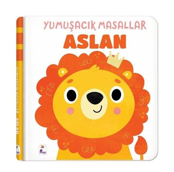 Yumuşak Masallar  -  Aslan  -  Dokun  -  Hisset | İndigo Çocuk (Ciltli)  - Resim 1
