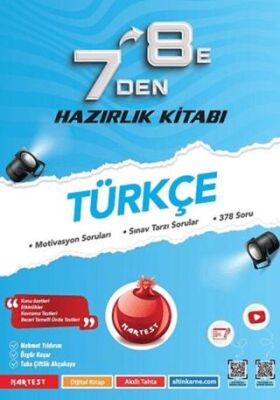 7 den 8 e Türkçe Hazırlık Kitabı - Kolektif kitap kapağı