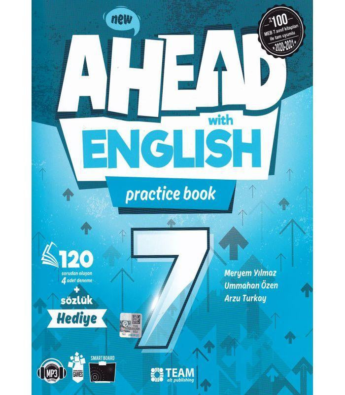 7. Sınıf Ahead with English Practice Book kitap kapağı