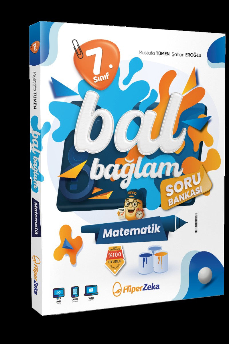 7. Sınıf BAL BAĞLAM Matematik Soru Bankası Hiper Zeka Yayınları kitap kapağı