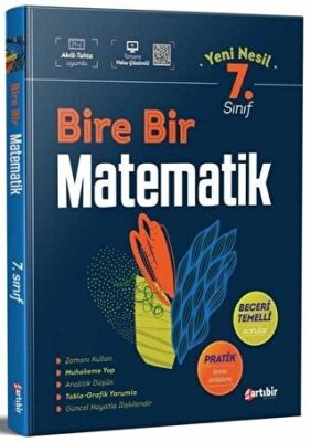 Artıbir Yayınları 7. Sınıf Birebir Matematik 0922 - Kolektif kitap kapağı